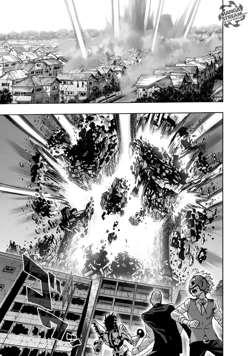 On the surface of Z-City, the heroes are shocked after seeing a huge light from the ground destroying a building.