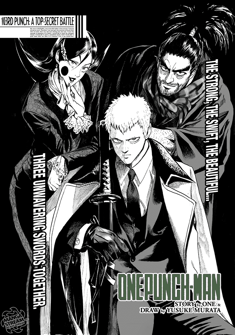 One Punch Man Chapter 103 – A Top-Secret Battle – One Punch Man Manga