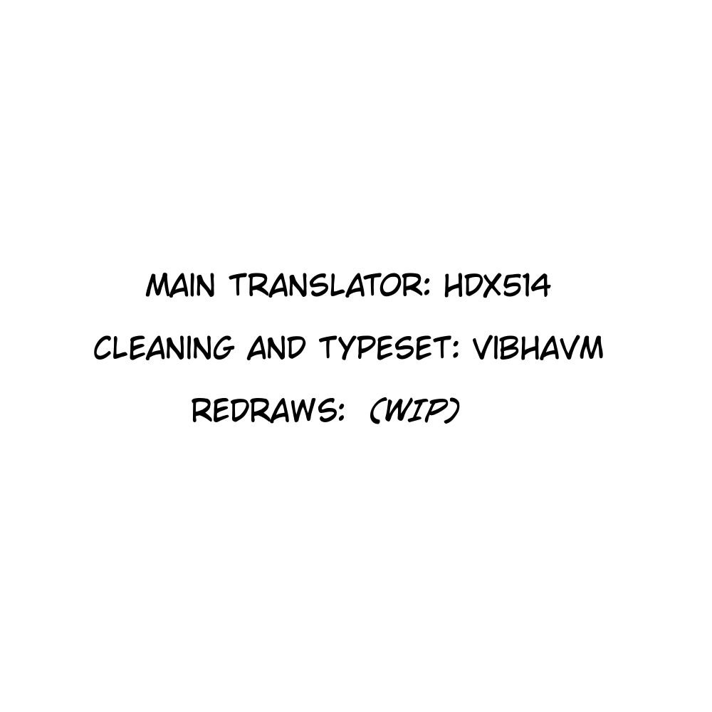 Credits for translation, cleaning and typeset, and redraws.