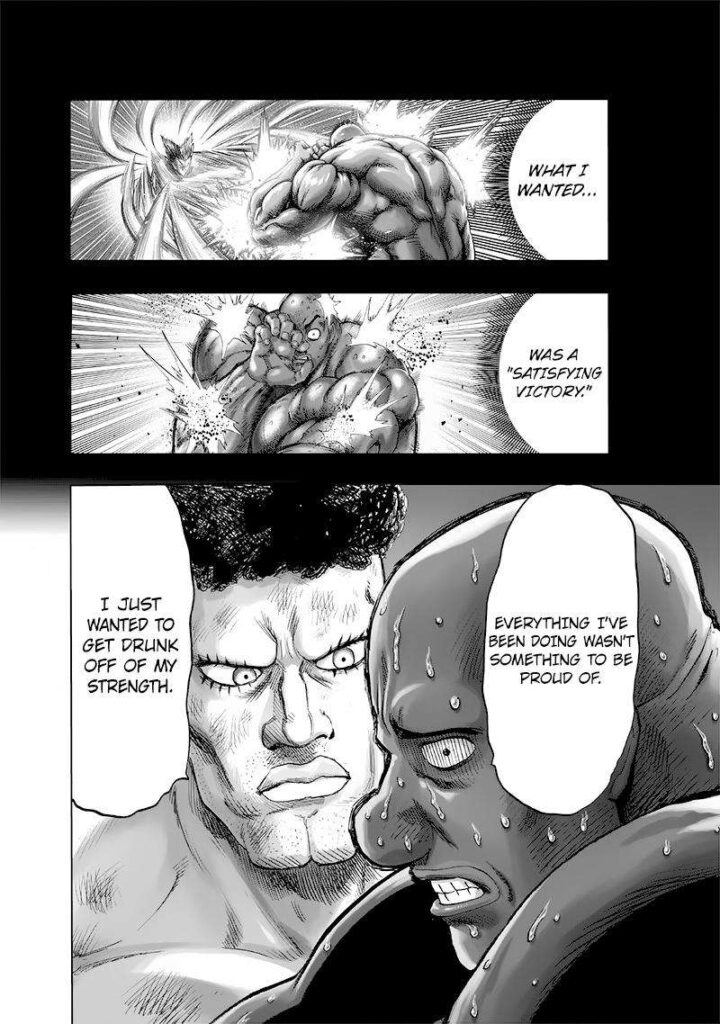 Puri-Puri Prisoner consoles Darkshine, who still remembers his fight against Garou.