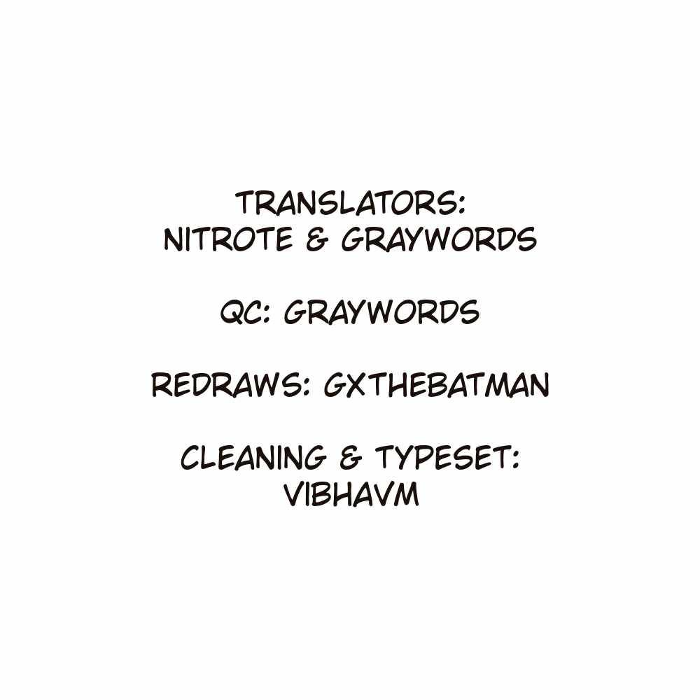 Credits for translators, QC, redraws, cleaning, and typeset.