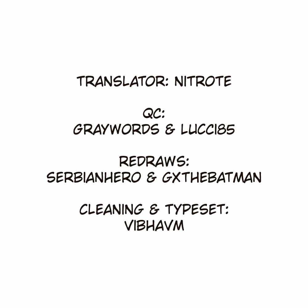 Credits for translator, QC, redraws, cleaning, and typeset.