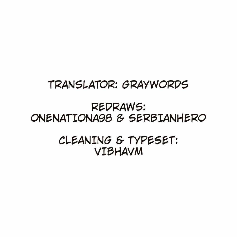 Credits for translation, redraws, cleaning, and typeset.