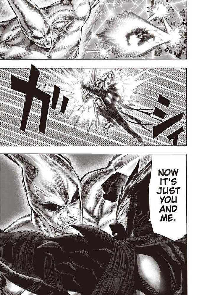 Garou suddenly attacks Platinum Sperm in close combat.