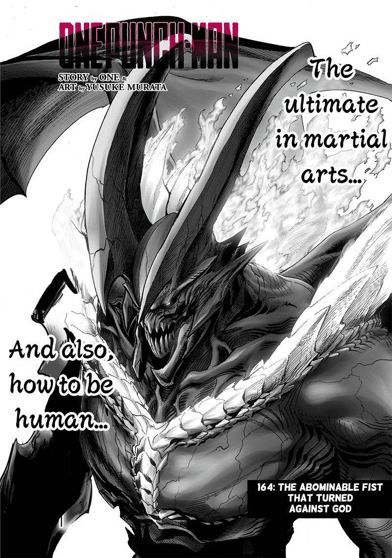 One Punch Man Chapter 164 – The Abominable Fist That Turned Against God – One  Punch Man Manga