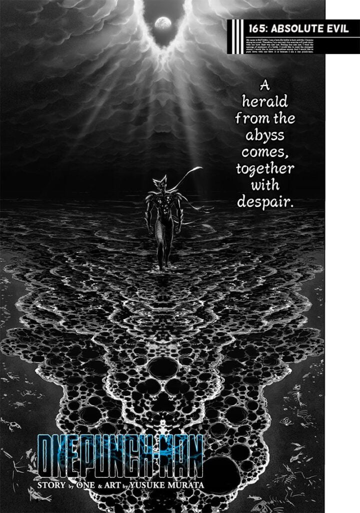 Awakened Garou walking on the shallow waters with the moon above him as the cover image.