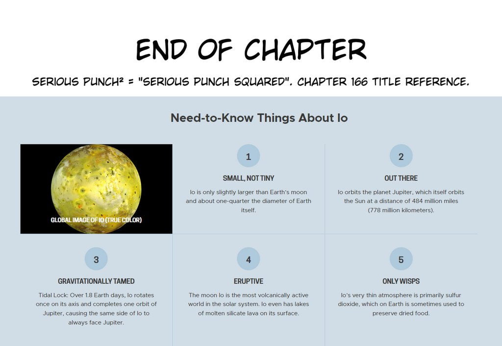 End of Chapter showing some need-to-know things about Io.