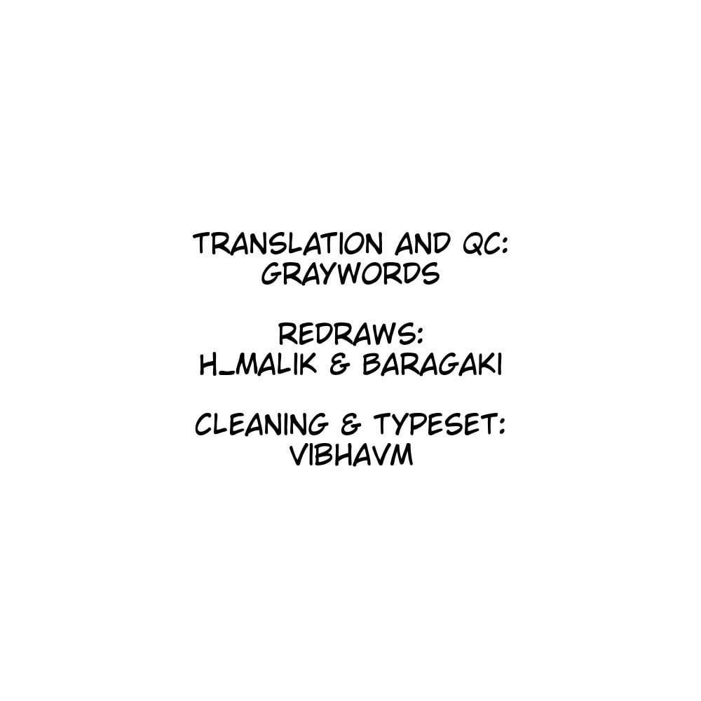 Credits for translation, redraws, cleaning, and typeset.