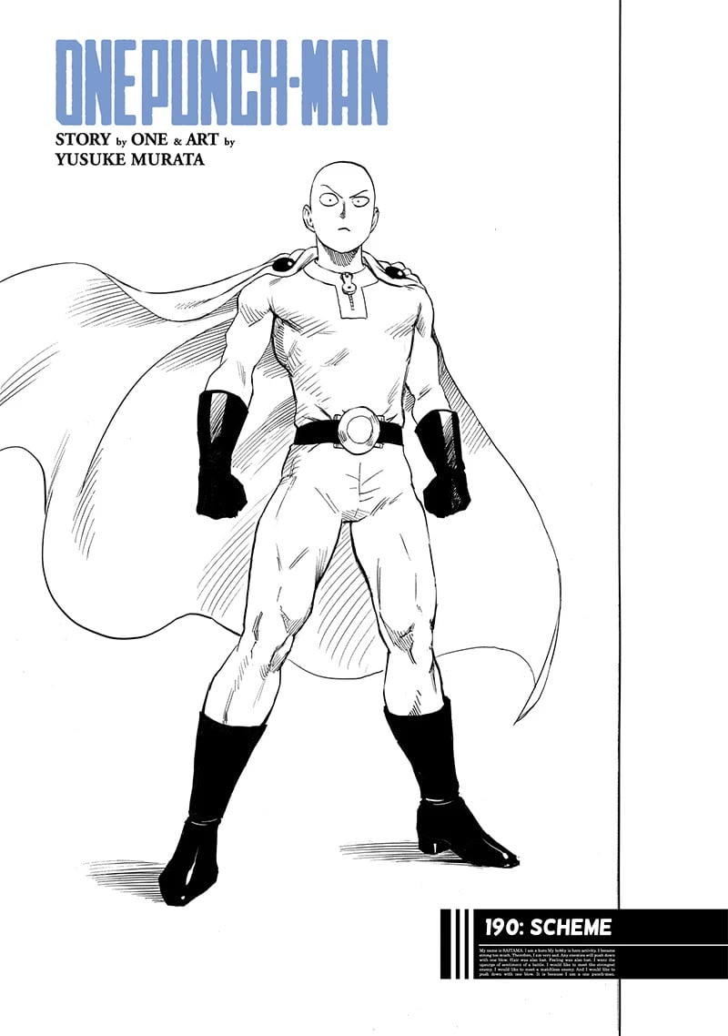 One Punch Man Chapter 190 – Scheme – One Punch Man Manga