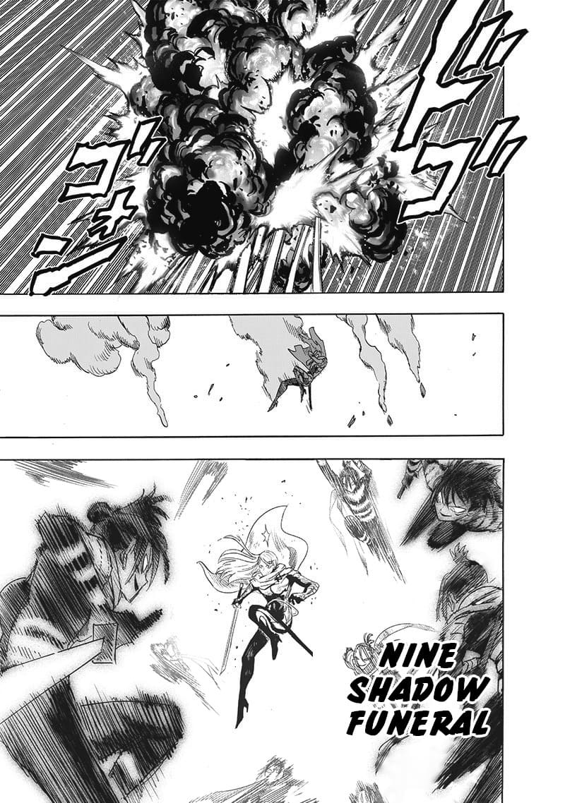 The shurikens explode around Flashy Flash, and he falls down. Sonic creates an illusion using "Nine Shadow Funeral."