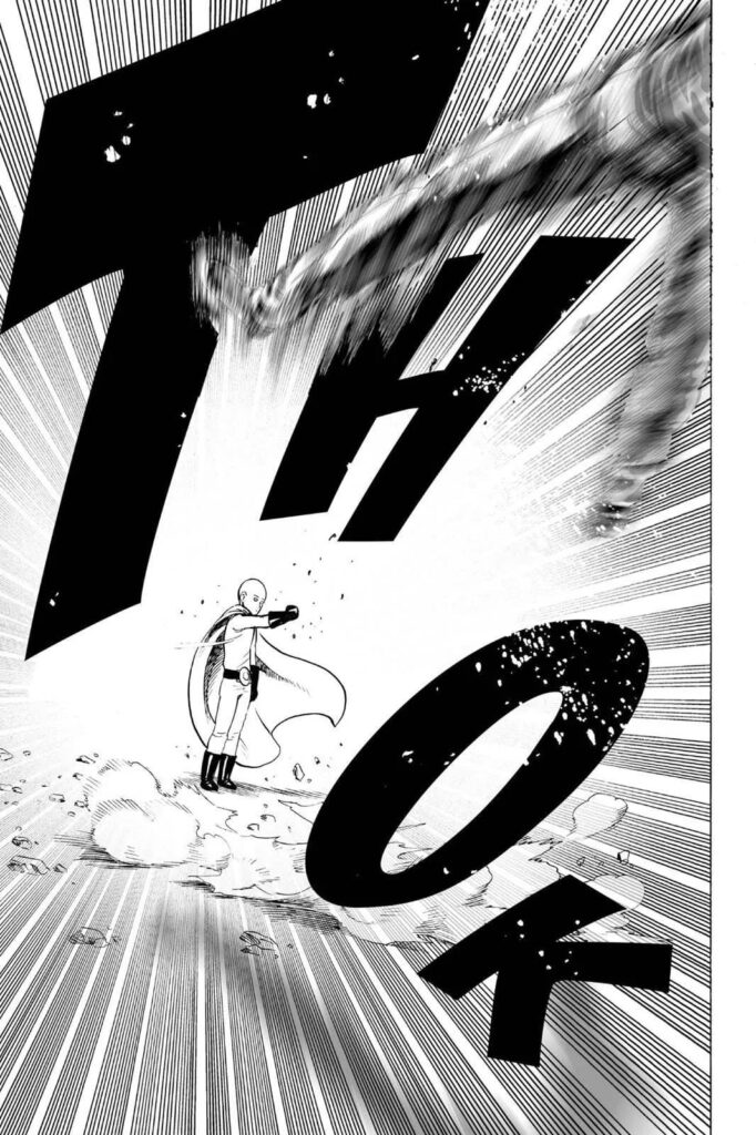 Tank Top Tiger gets blown away with just 1 punch from Saitama.