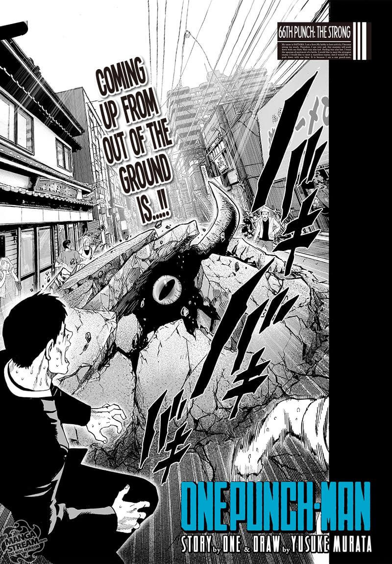 One Punch Man Chapter 66 – The Strong – One Punch Man Manga