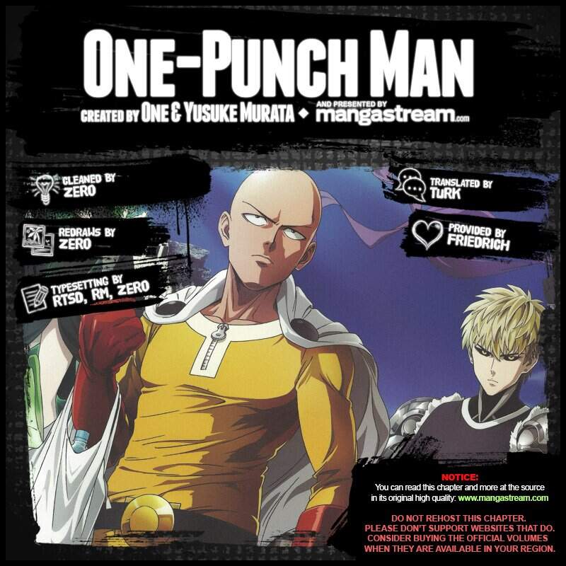 Serious Genos and Saitama in a colored image.