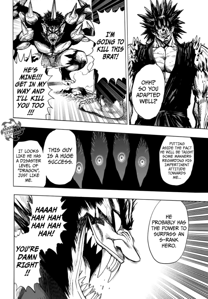 The new monster is Bakuzan, and Gouketsu sees him as a success and with the same Disaster Level Dragon as him.