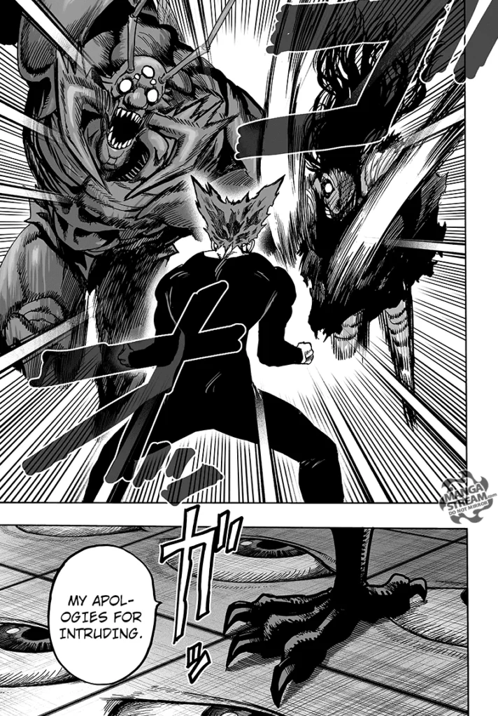 Bug God and Royal Ripper attack Garou.