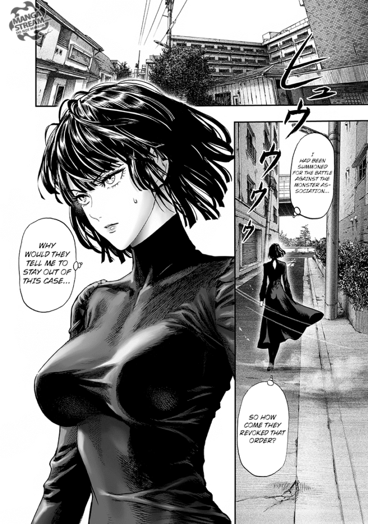 Cut to the scene. Fubuki walks alone, wondering why his participation in the rescue mission was canceled.