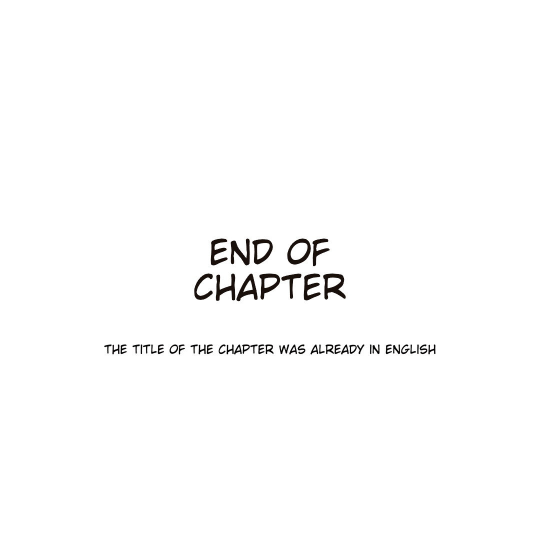 End of Chapter.